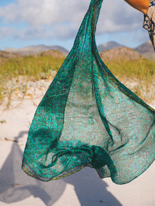 Silk Scarf: Emerald