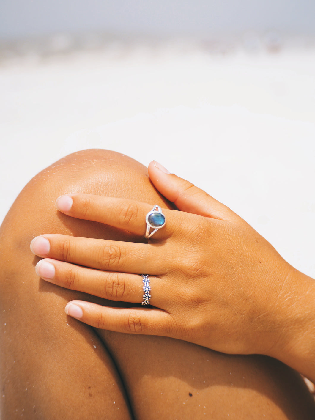 Sterling Silver Labradorite Ring