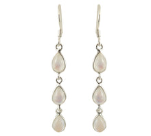 Load image into Gallery viewer, Sterling Silver Moonstone Earrings
