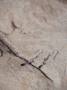 Sterling Silver Iolite Earrings