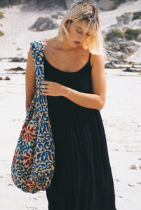 Sadhu Bag: Indigo Flower