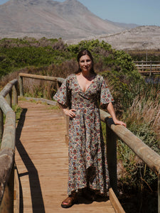 Wrap Dress: Bagru