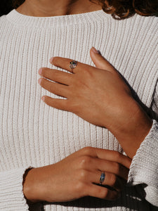 Sterling Silver Peridot Ring