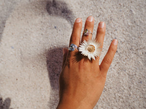 Sterling Silver Peridot  Ring