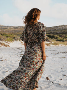 Wrap Dress: Bagru