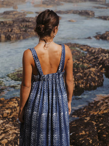 Daisy Dress: Indigo