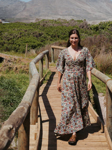 Wrap Dress: Bagru