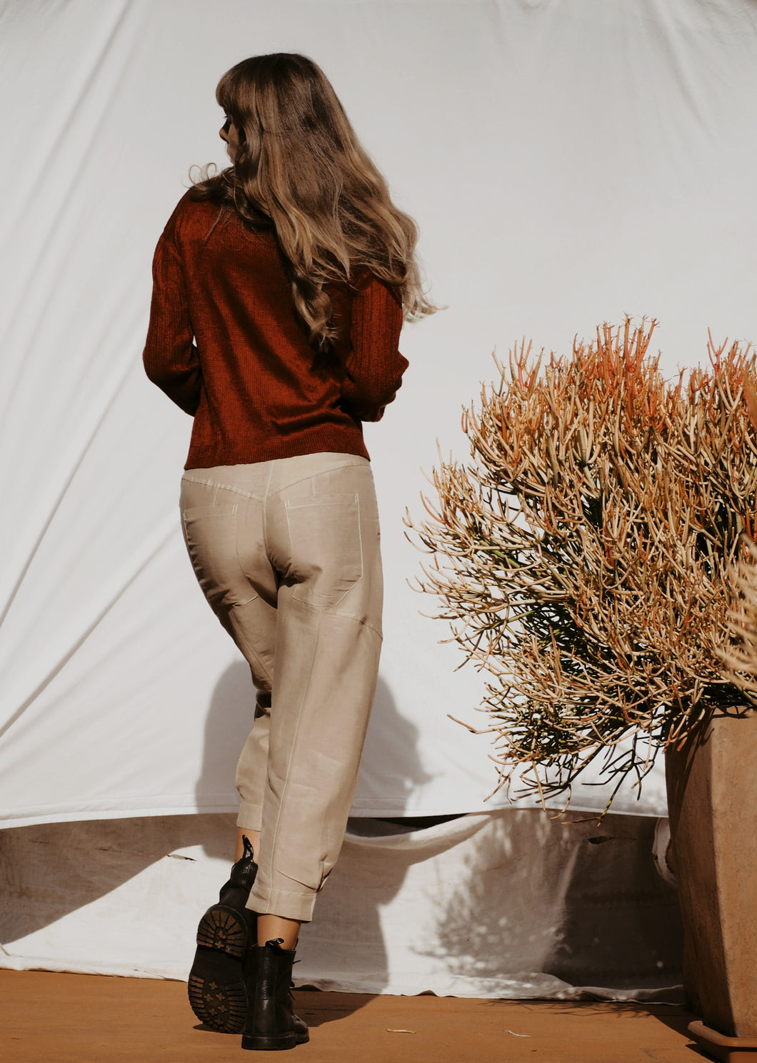 Arco Pants: Tan