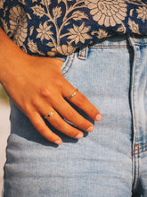 Load image into Gallery viewer, Gold Plated Multi Stone Ring
