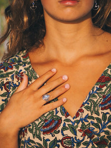 Sterling Silver Moonstone Ring