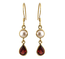 Load image into Gallery viewer, Gold Plated Multi Stone Earring
