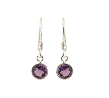 Load image into Gallery viewer, Sterling Silver Amethyst Earring
