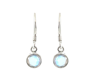 Sterling Silver Moonstone Earring