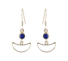 Load image into Gallery viewer, Sterling Silver Lapiz Lazuli Earrings
