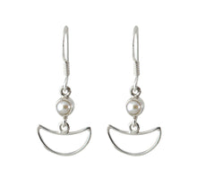 Load image into Gallery viewer, Sterling Silver Pearl Earrings
