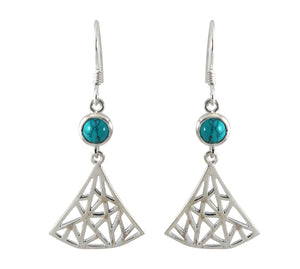 Sterling Silver Turquoise Earrings