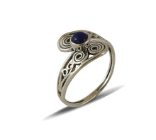 Load image into Gallery viewer, Sterling Silver Lapiz Lazuli Ring
