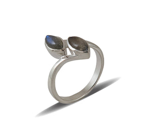 Sterling Silver Labradorite Ring