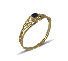 Load image into Gallery viewer, Gold Plated Iolite Ring
