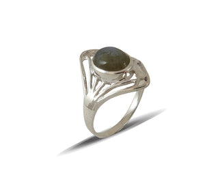 Sterling Silver Labradorite Ring