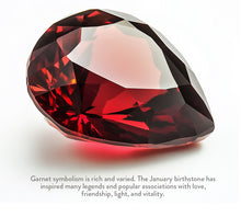 Load image into Gallery viewer, Sterling Silver Garnet Ring
