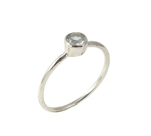 Load image into Gallery viewer, Sterling Silver Blue Topaz Ring
