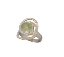 Load image into Gallery viewer, Sterling Silver Prenhite Ring
